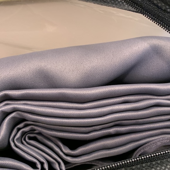 HB Blackout Curtains- Gray Slate, Size 80L X 63W, Set of 2. - Picture 2 of 6